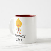Apotheken-Küken-Tasse Zweifarbige Tasse (Vorderseite Links)