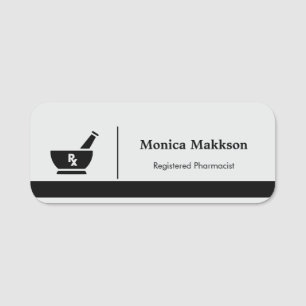 Apotheken-Logo Apotheker Medizin Namensschild