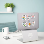 Apotheken-Schul-Überlebens-Aufkleber Aufkleber (Laptop auf Schreibtisch)