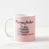 Apotheken-Student "bereiten vor, um zu Kaffeetasse (Links)