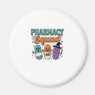 Apotheken-Team Halloween Vintage-Vector-Shirt-Desi Magnet