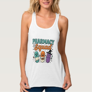 Apotheken-Team Halloween Vintage-Vector-Shirt-Desi Tank Top