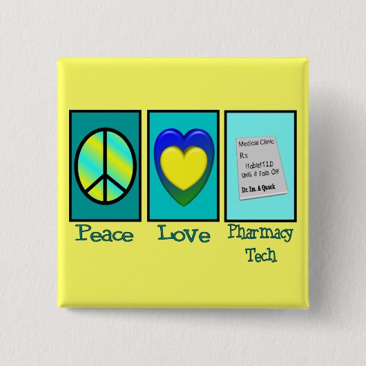 Apotheken-Techniker-Geschenke Button (Vorderseite)