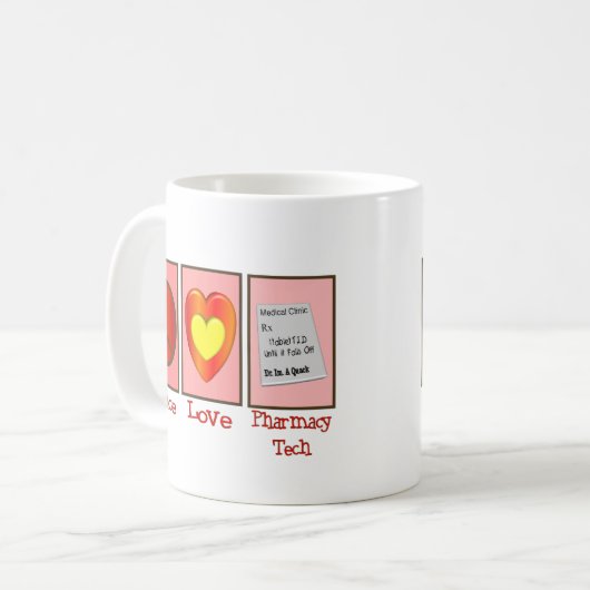 Apotheken-Techniker-Geschenke Kaffeetasse (Vorderseite Links)