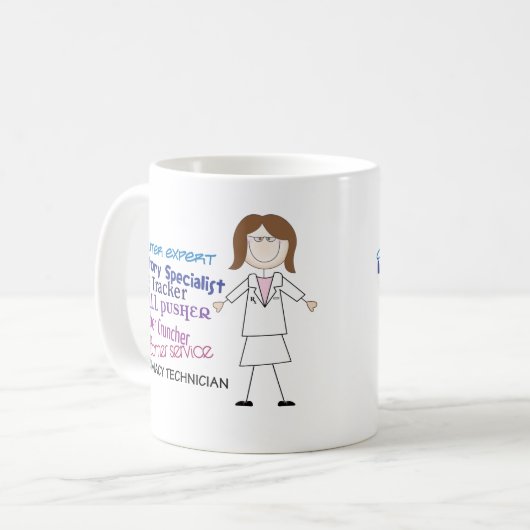 Apotheken-Techniker Kaffeetasse (Vorderseite Links)