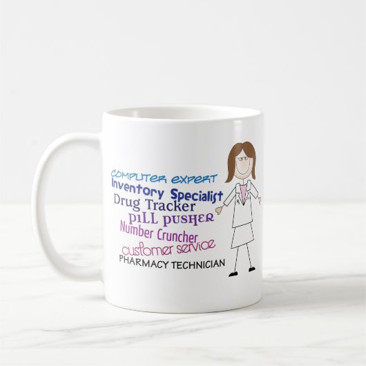 Apotheken-Techniker Kaffeetasse (Links)