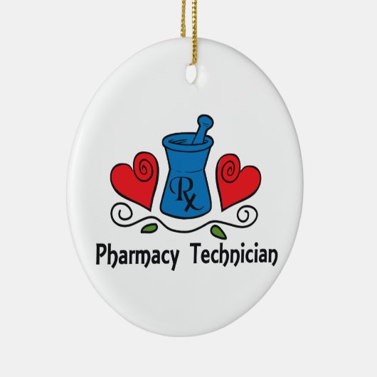 Apotheken-Techniker Keramik Ornament (Rechts)