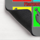 Apotheken-Techniker Popart Geschenke Mousepad (Ecke)