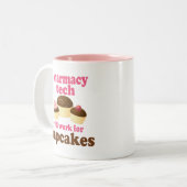 Apotheken-Technologie-(lustiges) Geschenk Zweifarbige Tasse (Vorderseite Links)