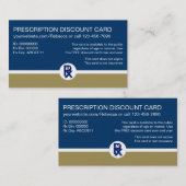 Apotheken-Verordnungs-Visitenkarten Visitenkarte (Vorne/Hinten)