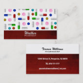 Apotheken-Visitenkarten - Hintergrund veränderbar Visitenkarte (Vorne/Hinten)