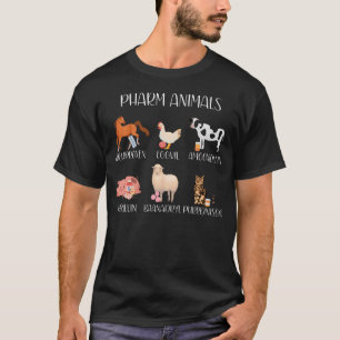 Apotheken-Wortspiele Tiere Lustige Verschreibungen T-Shirt