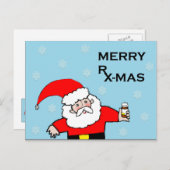 Apothekenferien Feiertagspostkarte (Vorne/Hinten)