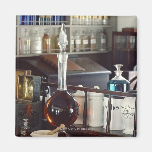 Apothekenflaschen Magnet (Vorne)