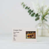 Apothekenflaschen Visitenkarte (Stehend Vorderseite)