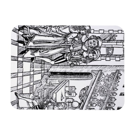 Apothekengeschäft, im Pub "Das Buch der Cirugia" Magnet (Horizontal)