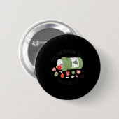 Apothekenhelfer Weihnachten Apotheke Abschluss  Button (Vorne & Hinten)