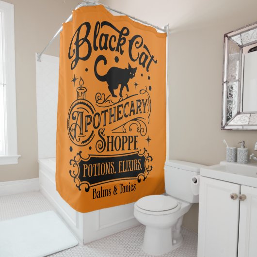 Apothekenladen Duschvorhang (Beispiel)