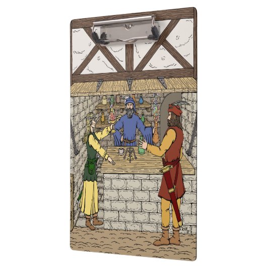 Apothekenladen Klemmbrett (Links)