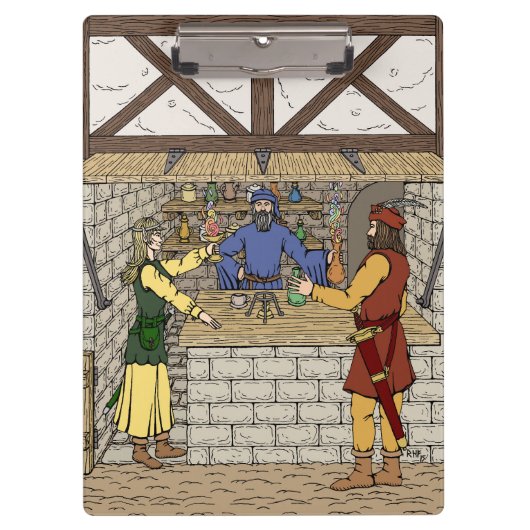 Apothekenladen Klemmbrett (Vorderseite)