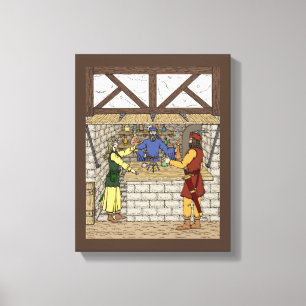Apothekenladen Leinwanddruck