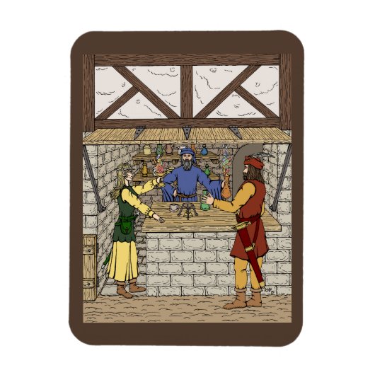 Apothekenladen Magnet (Vertikal)