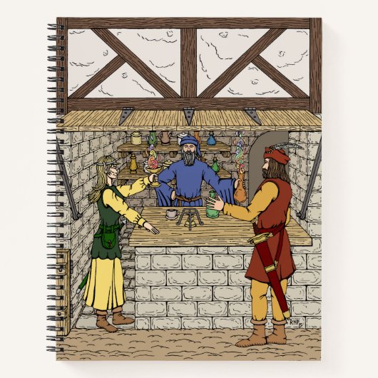 Apothekenladen Notizblock (Vorderseite)