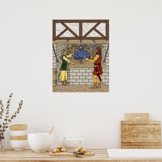 Apothekenladen Poster (Küche)