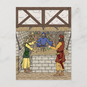 Apothekenladen Postkarte