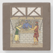 Apothekenladen Steinuntersetzer (Vorderseite)