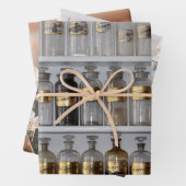 Apothekenpapier Geschenkpapier Set (Beispiel)