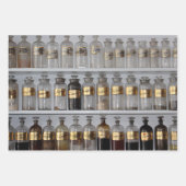 Apothekenpapier Geschenkpapier Set (Vorderseite)