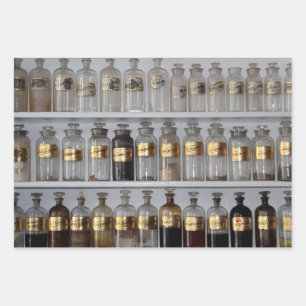 Apothekenpapier Geschenkpapier Set