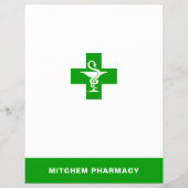 Apothekensymbol, Apotheke, Apotheker Flyer (Hinten)