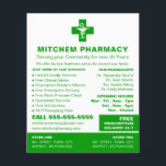 Apothekensymbol, Apotheke, Apotheker Flyer<br><div class="desc">Apothekarsymbol,  Apotheke,  Apotheker Werbung Flyer durch den Business Card Store.</div>