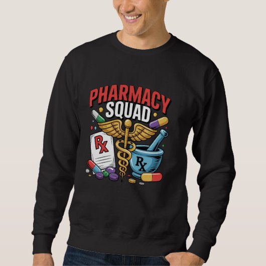 Apothekenteam Apotheker Techniker CPhT PTCE RPh Ph Sweatshirt (Vorderseite)