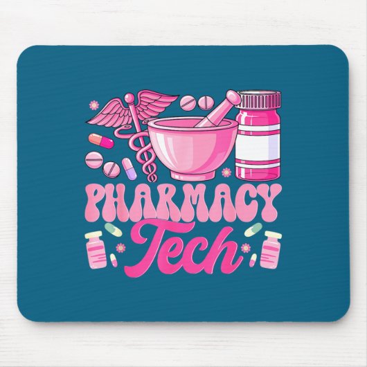 Apothekentechniker Pharmazeut Student Design Mousepad (Vorne)