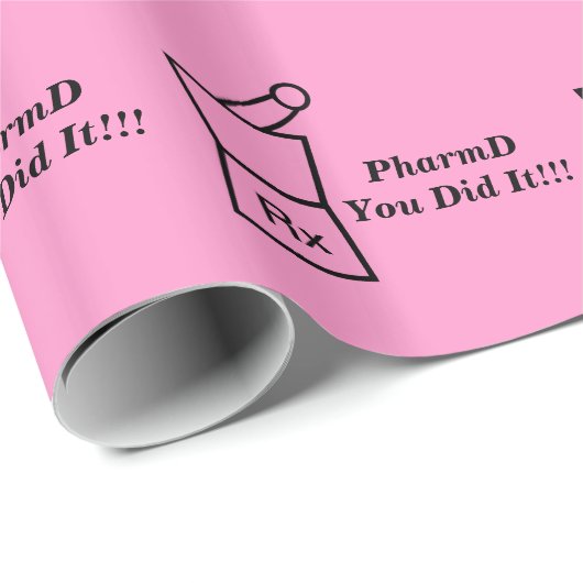 Apotheker-Abschluss-Geschenk-Verpackungs-Papier Geschenkpapier (Rolleneckpunkt)