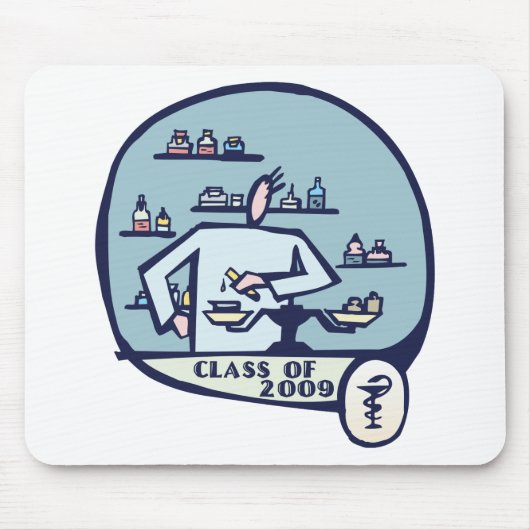 Apotheker-Abschluss-Geschenke Mousepad (Vorne)