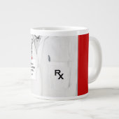Apotheker Abschluss Gift Jumbo-Tasse (Vorderseite Rechts)
