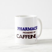 Apotheker angetrieben durch Koffein Kaffeetasse (VorderseiteRechts)