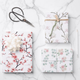 Apotheker Apotheke Elegante Wasserfarbe Flora Geschenkpapier Set
