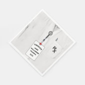 Apotheker Apothekenschulabschluss Serviette (Ecke)