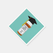 Apotheker Apothekenschule Abschluss Serviette (Ecke)