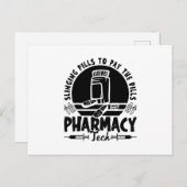 Apotheker Apothekerin, Apothekerin, Apothekerin Ge Postkarte (Vorne/Hinten)