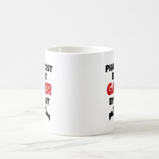 Apotheker bei Day Gamer by Night Kaffeetasse (Mittel)