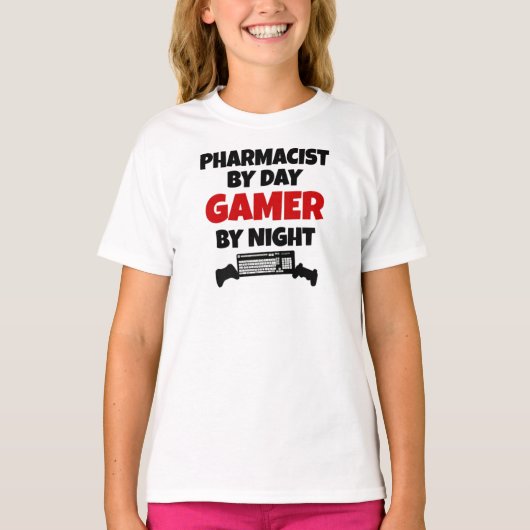Apotheker bei Day Gamer by Night T-Shirt (Vorderseite)