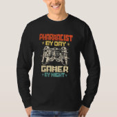 Apotheker bei Day Gamer by Night Video Game 3 T-Shirt (Vorderseite)