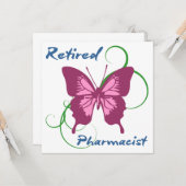 Apotheker (Butterfly) Karte (Vorderseite/Rückseite Beispiel)