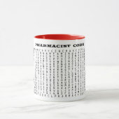 Apotheker-Code-Tasse Tasse (Zentrum)